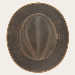 Men/Women Outdoor | Stetson Weathered Leather Safari Hat Brown