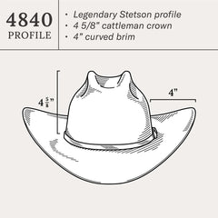 Men/Women Western | Stetson El Amo 500X Premier Cowboy Hat Black