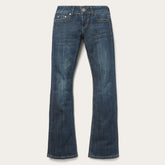 Women Denim | Stetson 818 Bootcut Jean With "S" Back Pocket Blue