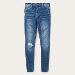 Women Denim | Stetson 902 High Waist Slim Fit Jean Blue