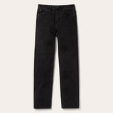 Women Denim | Stetson 915 High Rise Straight Fit Crop Jeans Black