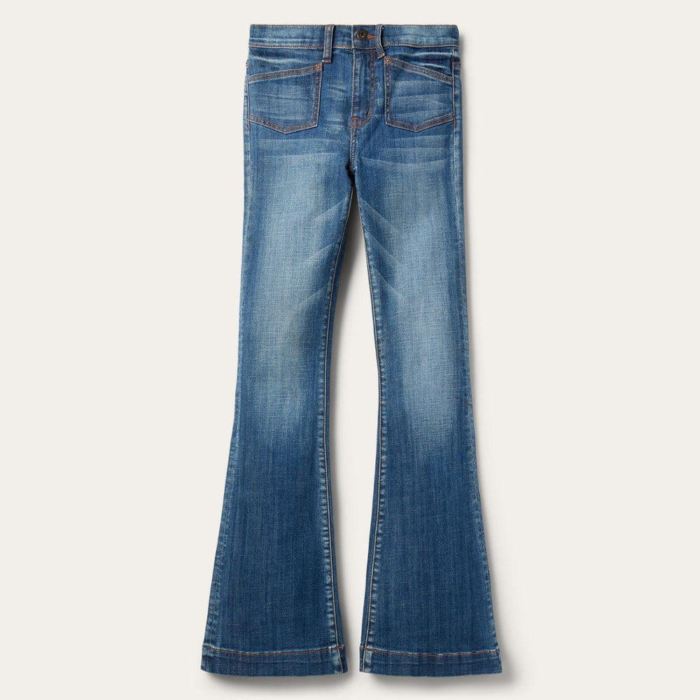 Women Denim | Stetson 921 High Rise Flare Jeans Blue