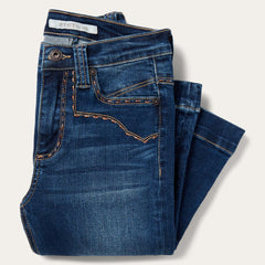 Women Denim | Stetson 921 High Rise Flare Jeans Blue