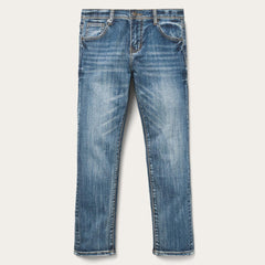Women Denim | Stetson Ankle-Length Boyfriend Fit Jean Blue