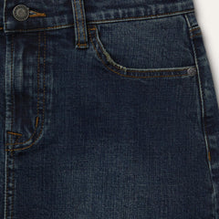Women Denim | Stetson Stretch Denim 5-Pocket Skirt Blue