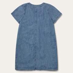 Women Mini | Stetson Denim Swing Dress Blue