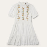 Women Mini | Stetson Flat Weave Dress White