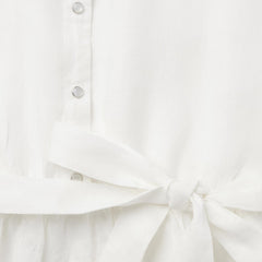 Women Mini | Stetson White Linen Shirt Dress White