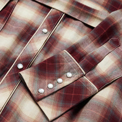 Women Shirt Dresses | Stetson Black Cherry Plaid Shirt Dress Red