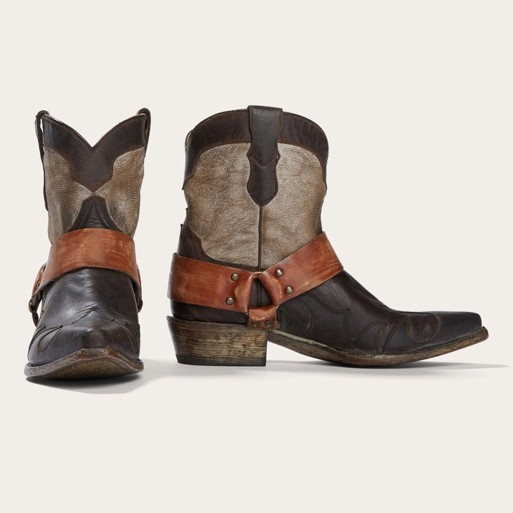 Women Shorties | Stetson Jade Harness Ankle Boot Brown