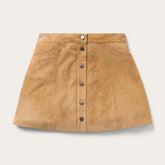 Women Skirts & Shorts | Stetson Lamb Suede Gored Skirt Brown