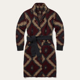 Women Sweaters | Stetson Aztec Duster Sweater Wine