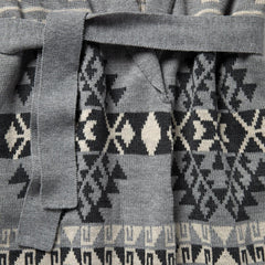 Women Sweaters | Stetson Chunky Knit Tie Sweater In Grey Grey