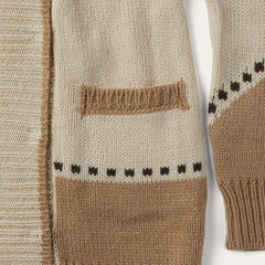 Women Sweaters | Stetson Horseshoe & Star Belted Cardigan White