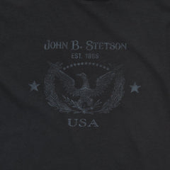 Women Tees | Stetson John B. Stetson Eagle Graphic Tee Black