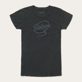 Women Tees | Stetson Rope Print Graphic Tee Black