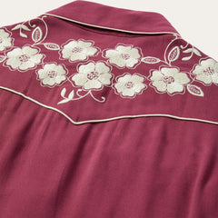 Women Western Shirts | Stetson Wine Classic Western Snap Shirt Wine