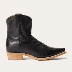 Women Western | Stetson Riley Shorty Boots Black
