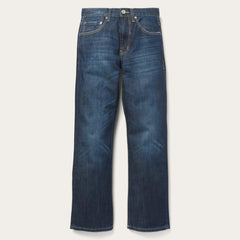 Men Boot Cut | Stetson 1312 Fit Destructed Jeans Blue