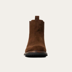 Men Chukka | Stetson Suede Beat Chelsea Boot Brown