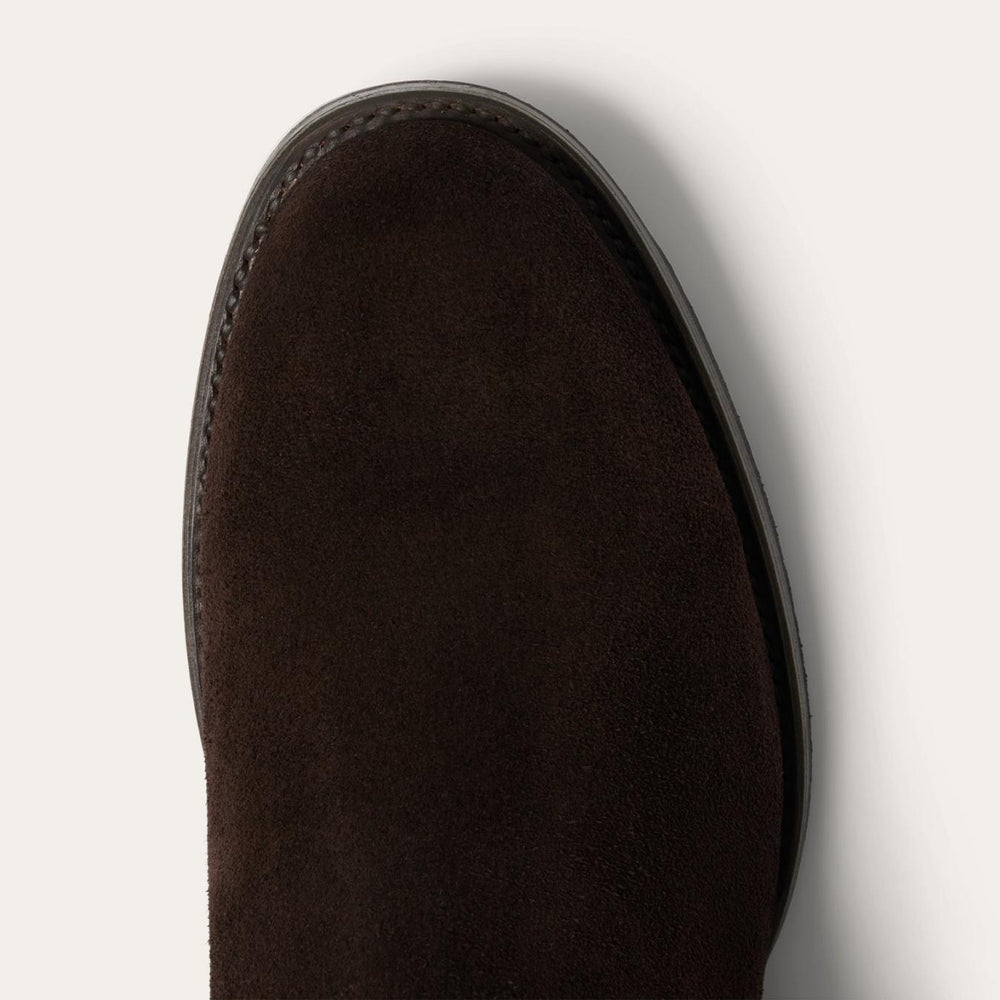 Men Chukka | Stetson Suede Beat Chelsea Boot Dark Brown