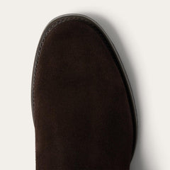 Men Chukka | Stetson Suede Beat Chelsea Boot Dark Brown