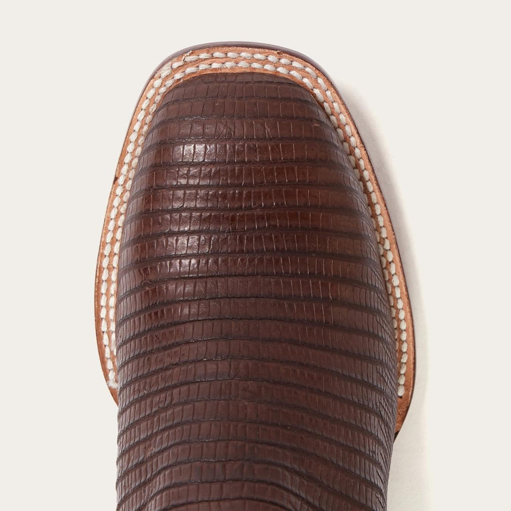 Men Exotics | Stetson Beaumont Brown Teju Cowboy Boot Brown