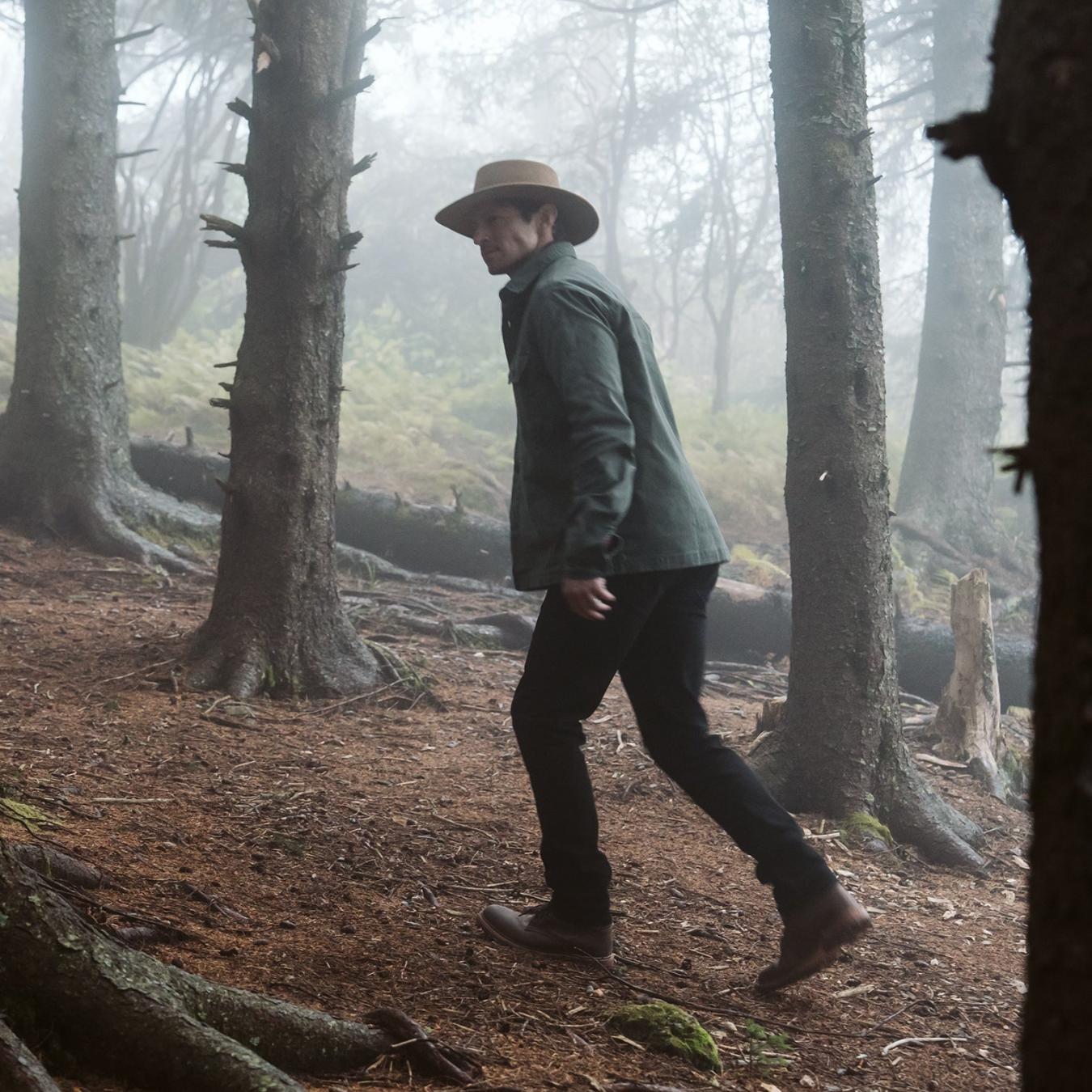 Men Jackets | Stetson Stretch Canvas Jac-Shirt Green