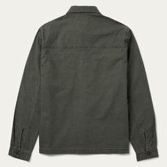 Men Jackets | Stetson Stretch Canvas Jac-Shirt Green