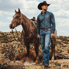 Men Modern Cut | Stetson 1312 Modern Fit Jean Blue