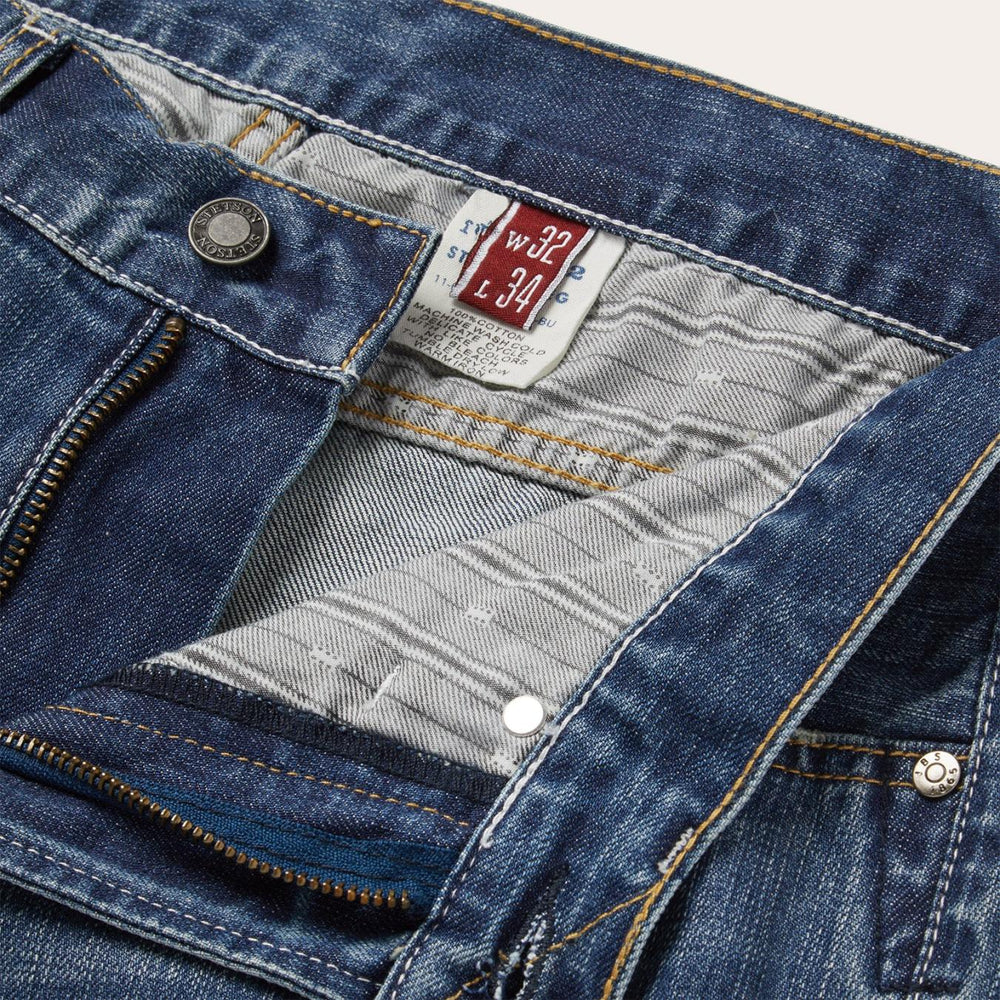 Men Modern Cut | Stetson 1312 Modern Fit Jean Blue