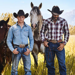 Men Modern Cut | Stetson 1520 Fit Standard Straight Leg Jean Blue