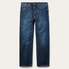 Men Modern Cut | Stetson 1520 Standard Straight Leg Jean Blue