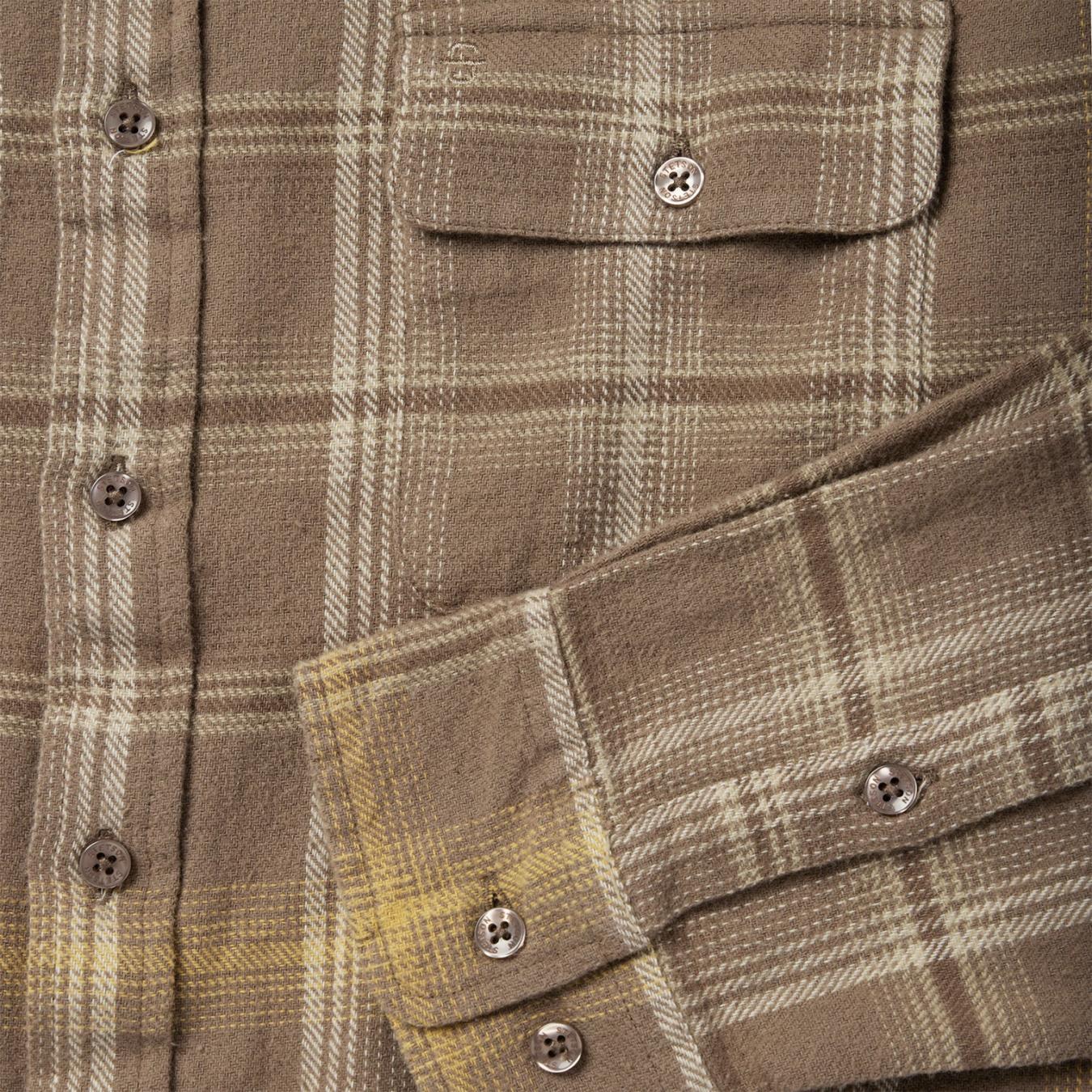 Men Modern Cut | Stetson Brown Flannel Button-Front Shirt Brown