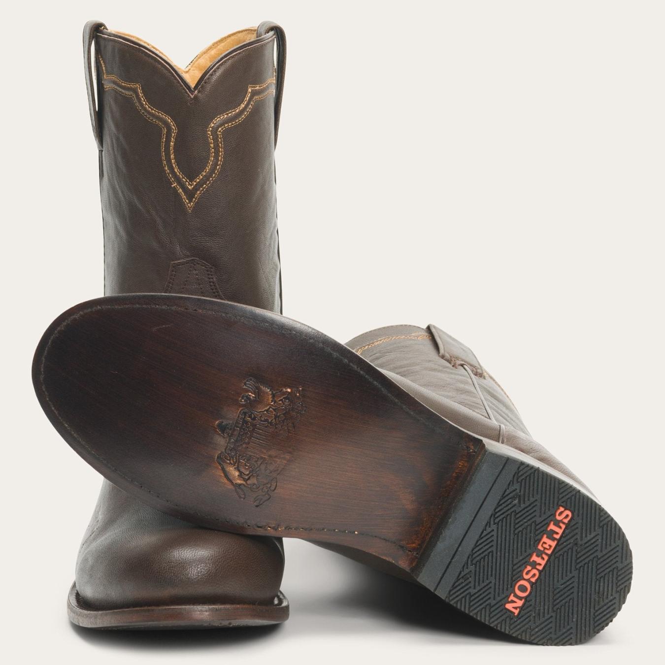 Men Ropers | Stetson Puncher Boots Brown