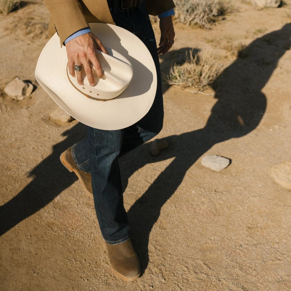 Men Ropers | Stetson Puncher Boots Oily Brown
