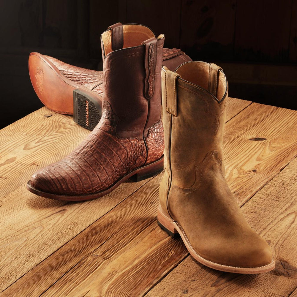 Men Ropers | Stetson Puncher Boots Oily Brown