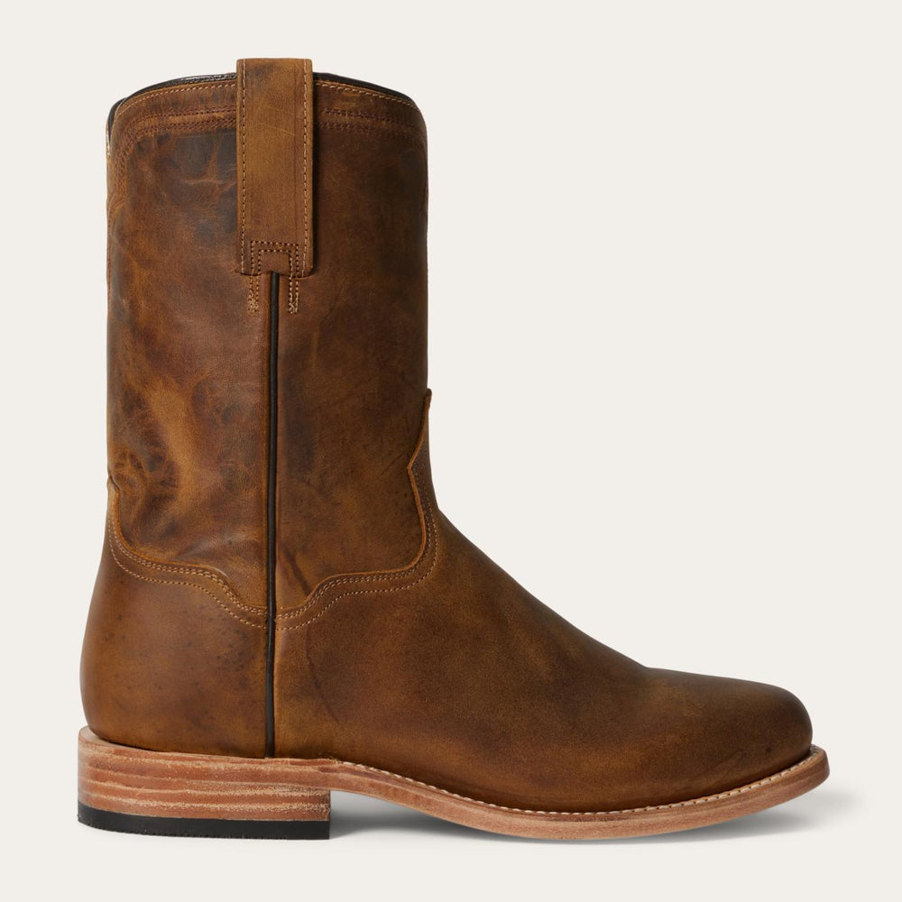 Men Ropers | Stetson Puncher Boots Oily Brown