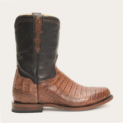 Men Ropers | Stetson Puncher Exotic Boots Brown