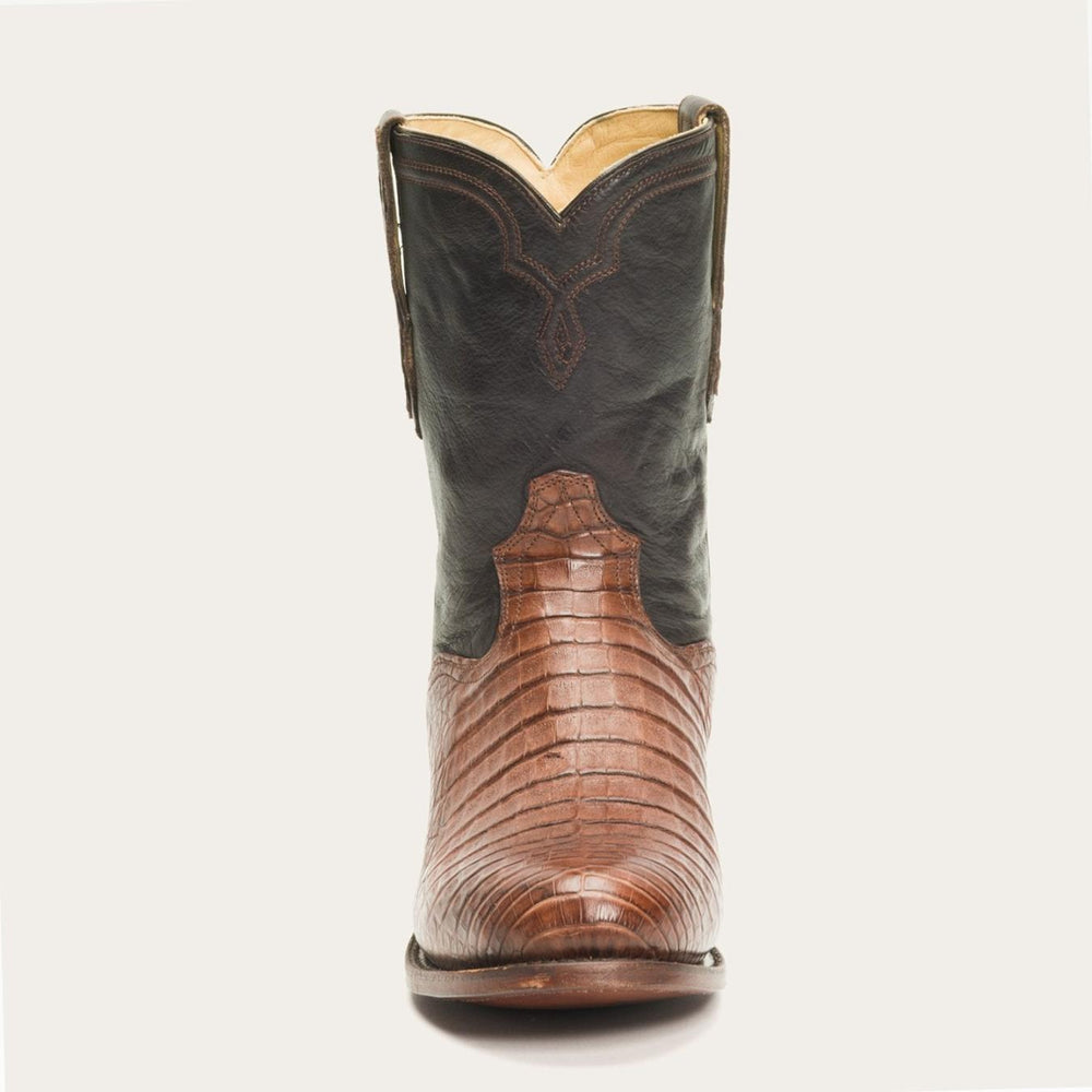 Men Ropers | Stetson Puncher Exotic Boots Brown
