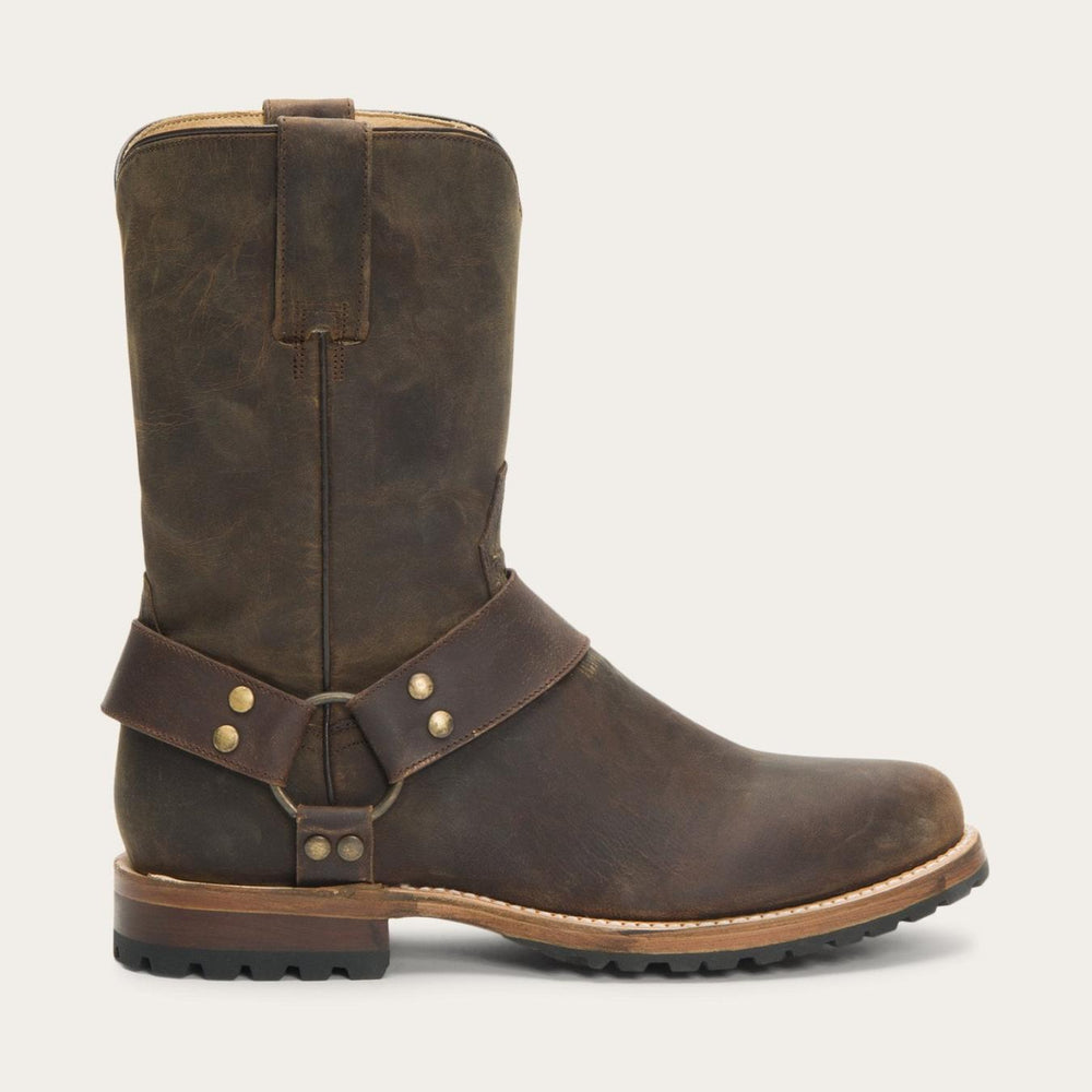 Men Ropers | Stetson Puncher Harness Boot Brown