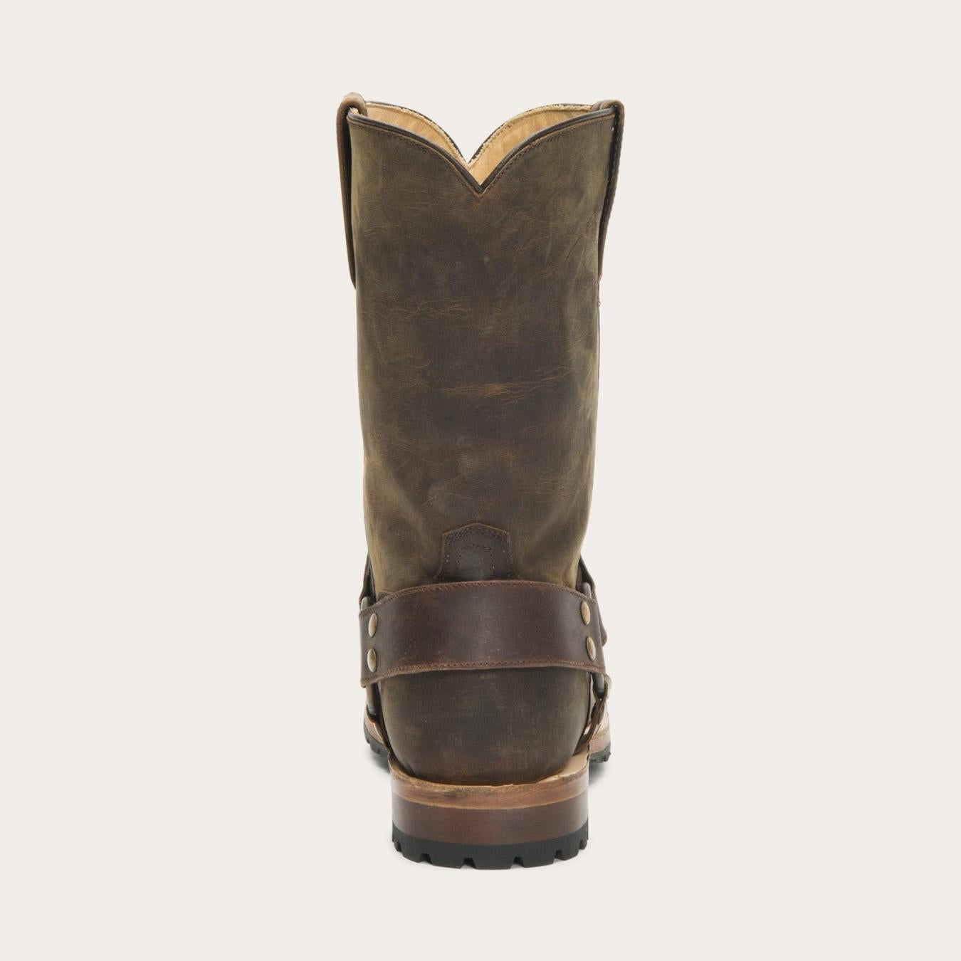 Men Ropers | Stetson Puncher Harness Boot Brown