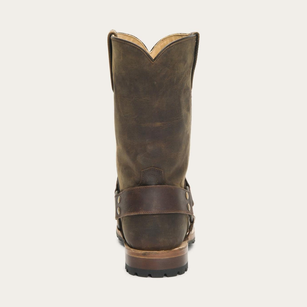Men Ropers | Stetson Puncher Harness Boot Brown