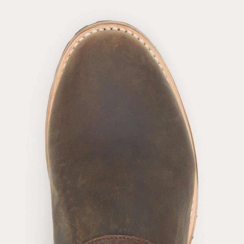 Men Ropers | Stetson Puncher Harness Boot Brown
