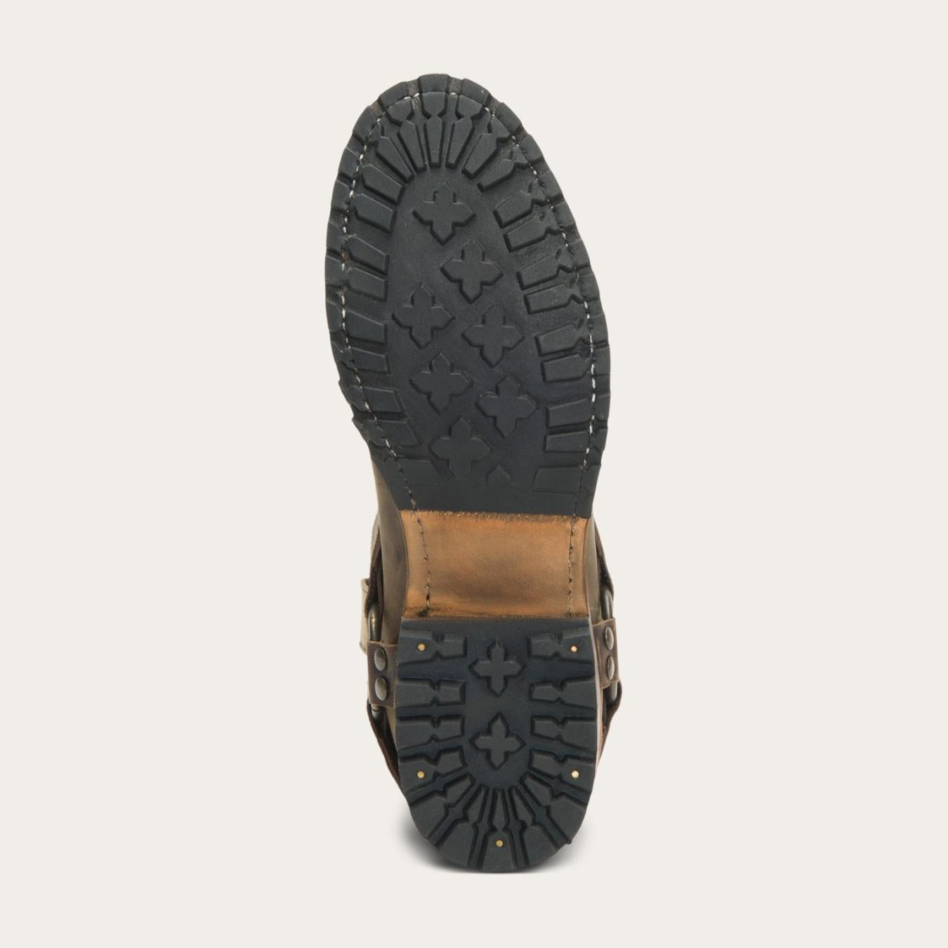 Men Ropers | Stetson Puncher Harness Boot Brown