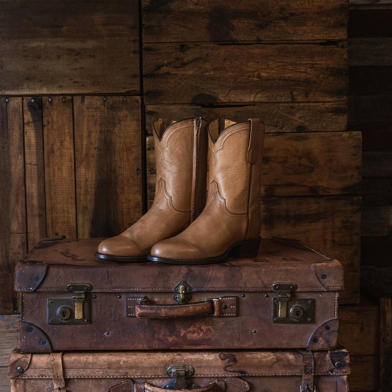 Men Ropers | Stetson Rancher Zip Roper Brown
