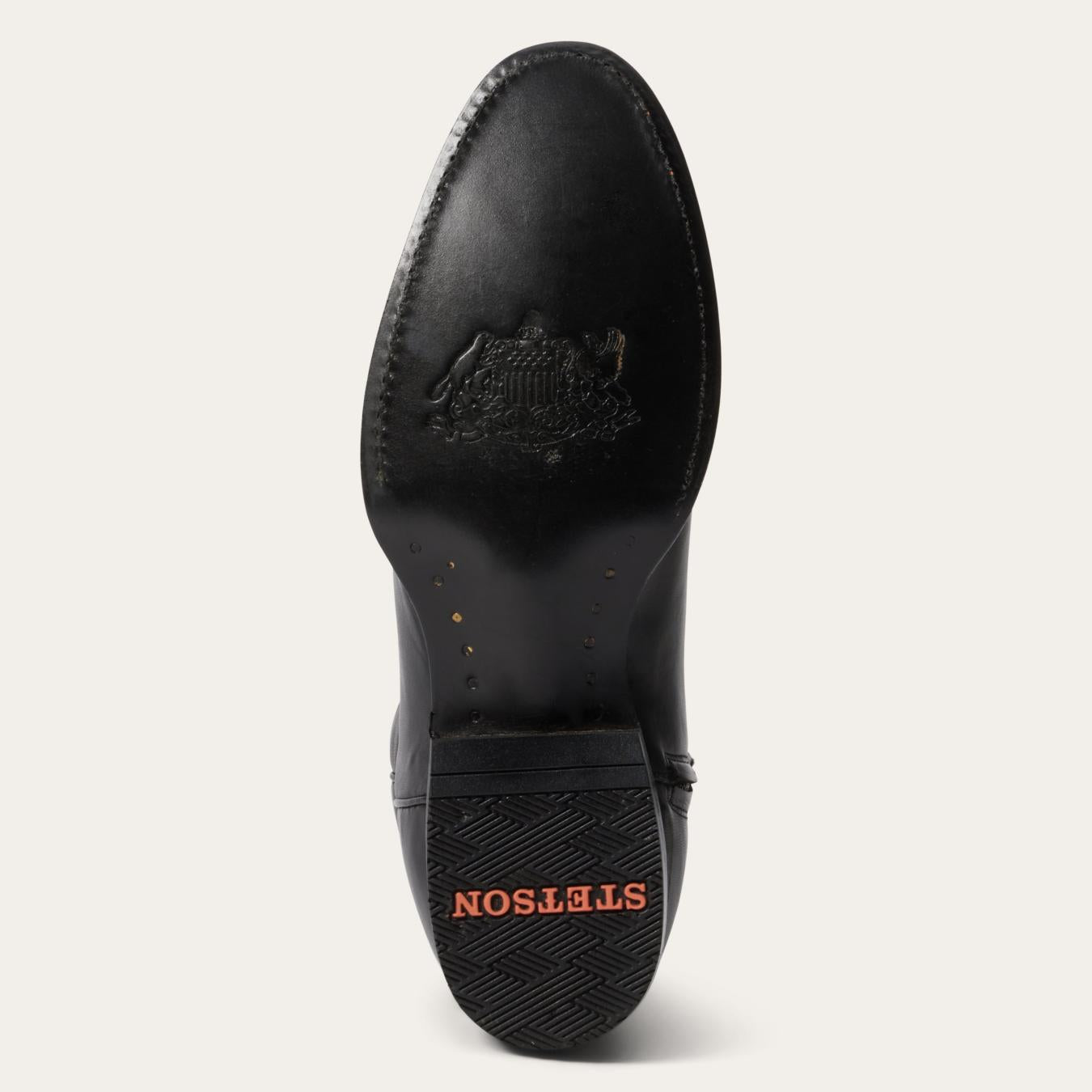 Men Ropers | Stetson Rancher Zip Roper Burnished Black
