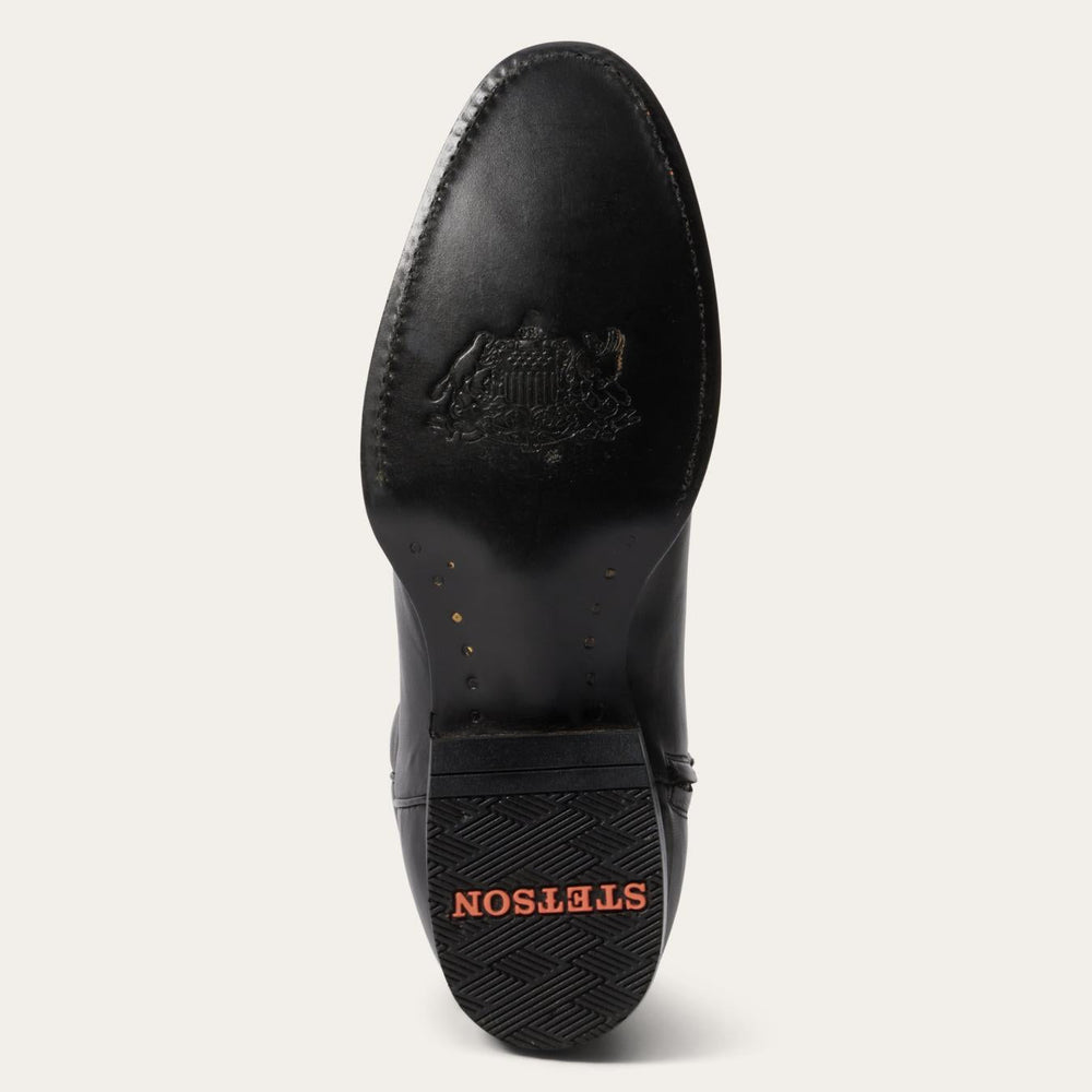 Men Ropers | Stetson Rancher Zip Roper Burnished Black