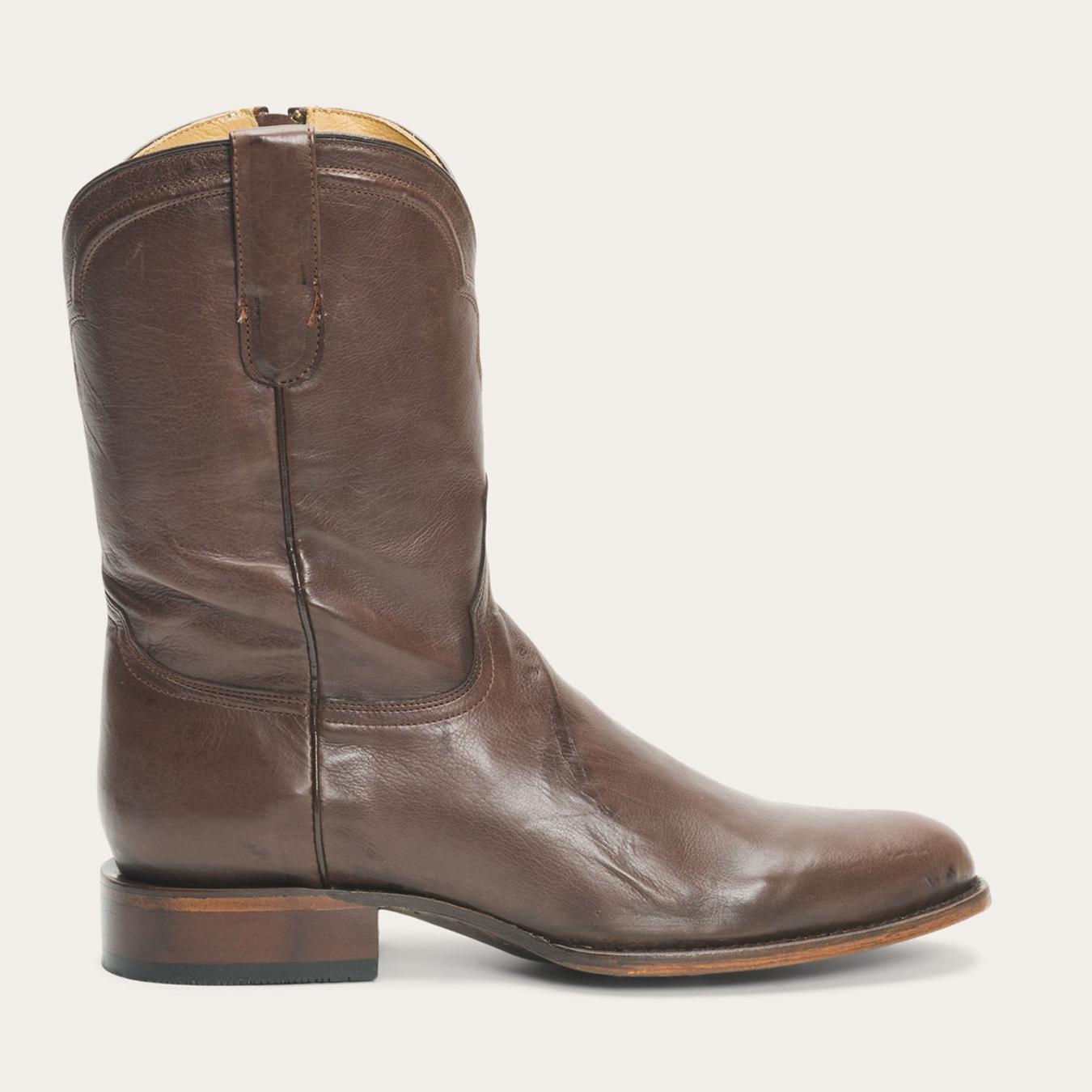 Men Ropers | Stetson Rancher Zip Roper Burnished Brown