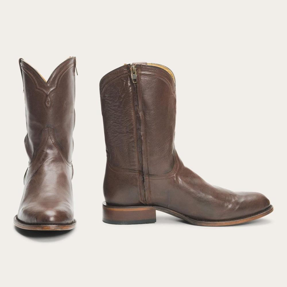 Men Ropers | Stetson Rancher Zip Roper Burnished Brown
